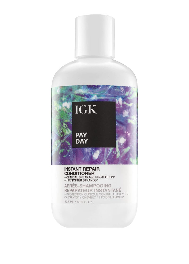 IGK PAY DAY Instant Repair Conditioner  BondBuilding  Damage Repair  Vegan  Cruelty Free  8 Oz